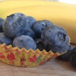blåbær og banan til muffins